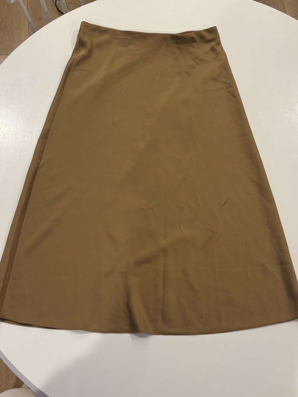 J. Crew Camel Brown Midi A-Line Skirt
